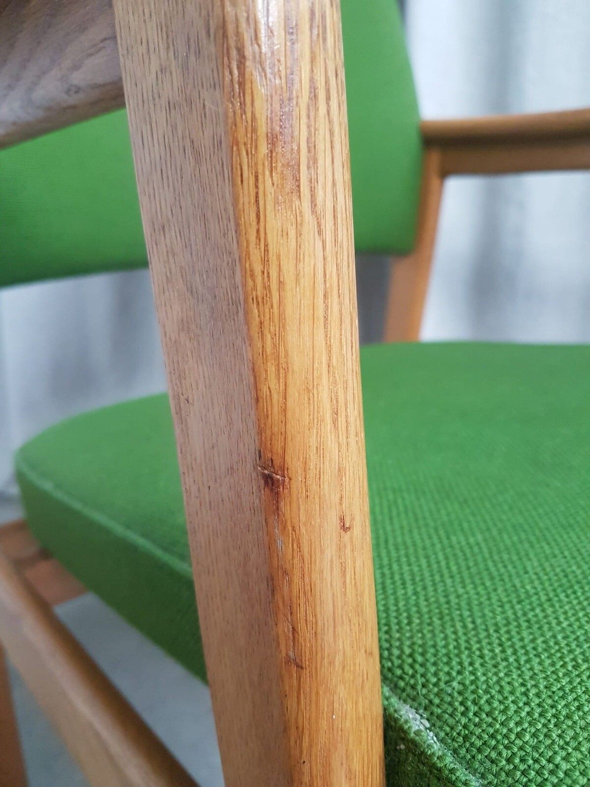 photo furniture Vtg Mid Century Oak Armchair Side Chair By Erik Kirkegaard For Hong Stole R340