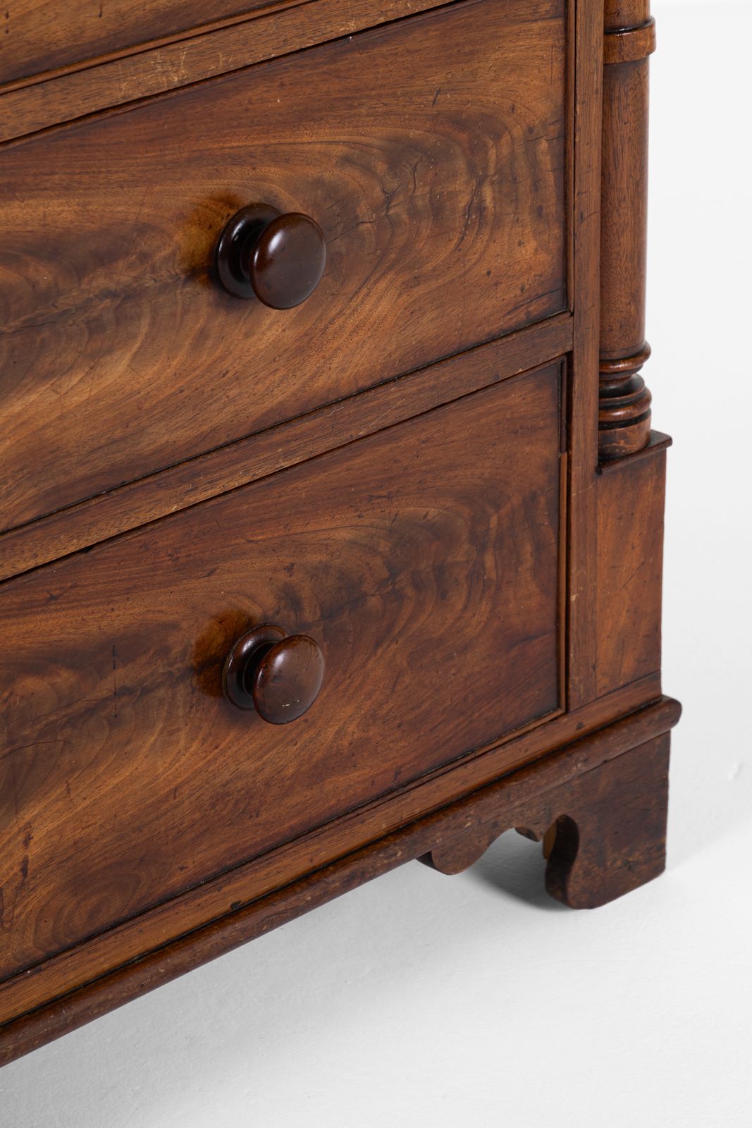 photo for sale Victorian Flamed Mahogany Chest Of Drawers