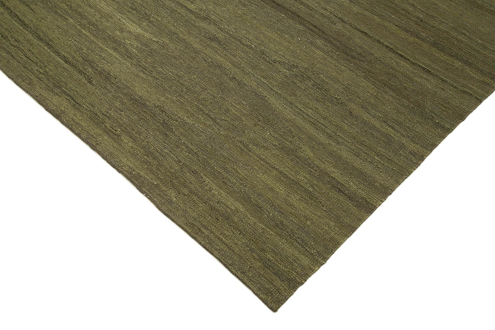 Tapis Kilim contemporain vert, 8x10 photo Textiles