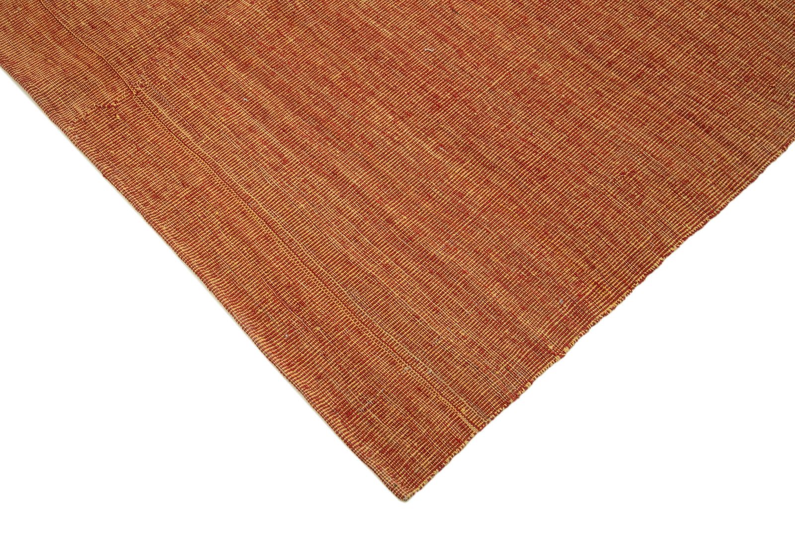 Tapis Kilim contemporain orange, 5x8 photo Textiles