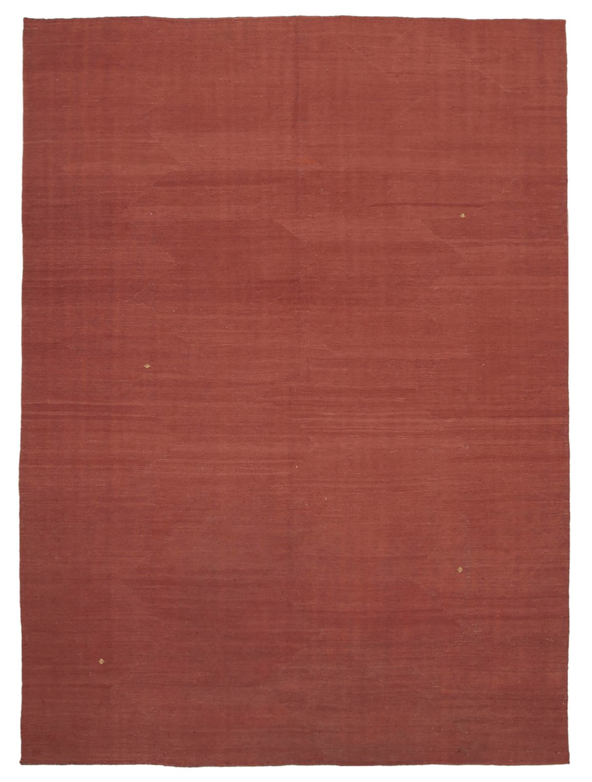 Tapis Kilim contemporain rouge, 8x11