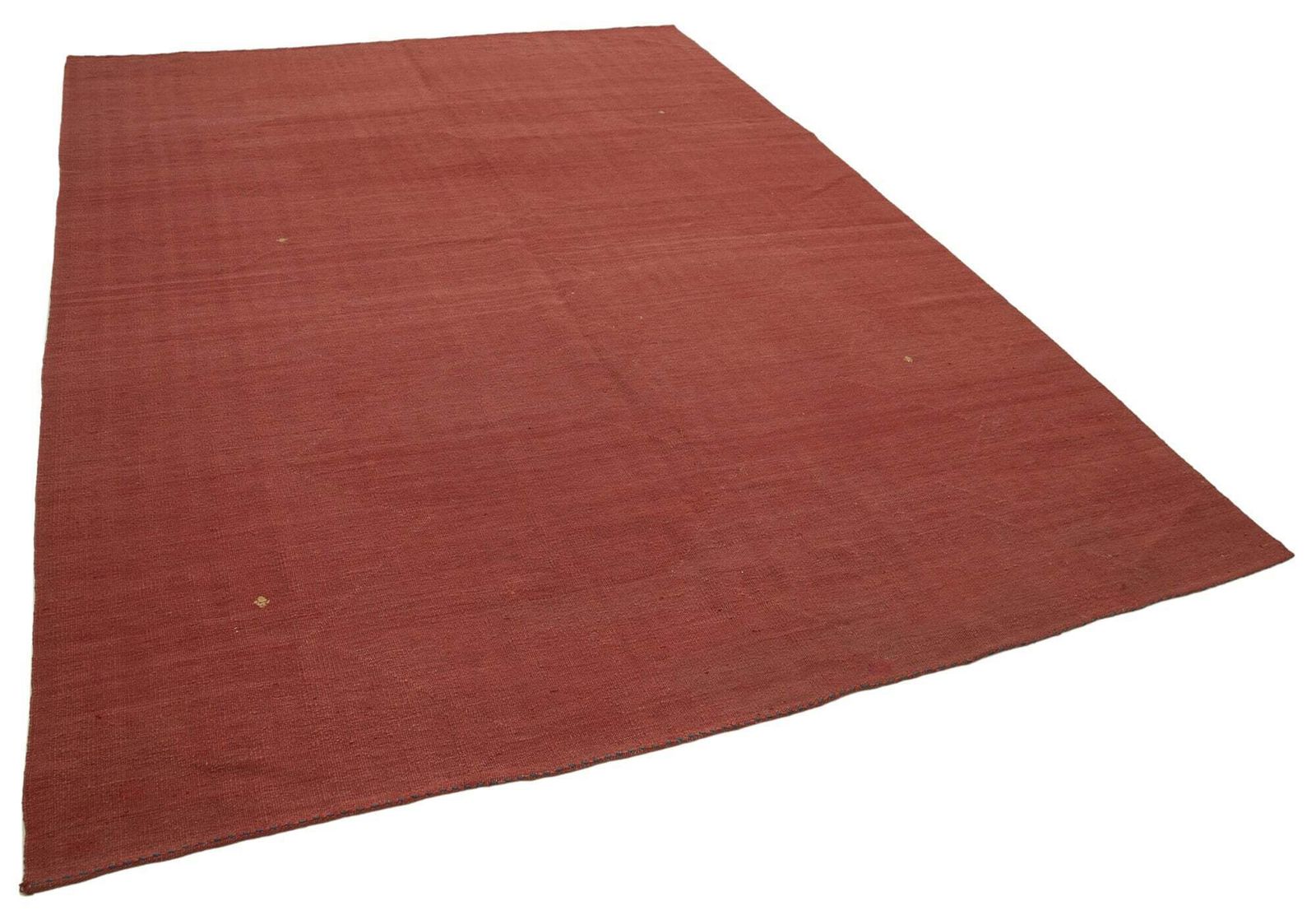 Tapis Kilim contemporain rouge, 8x11 photo furniture