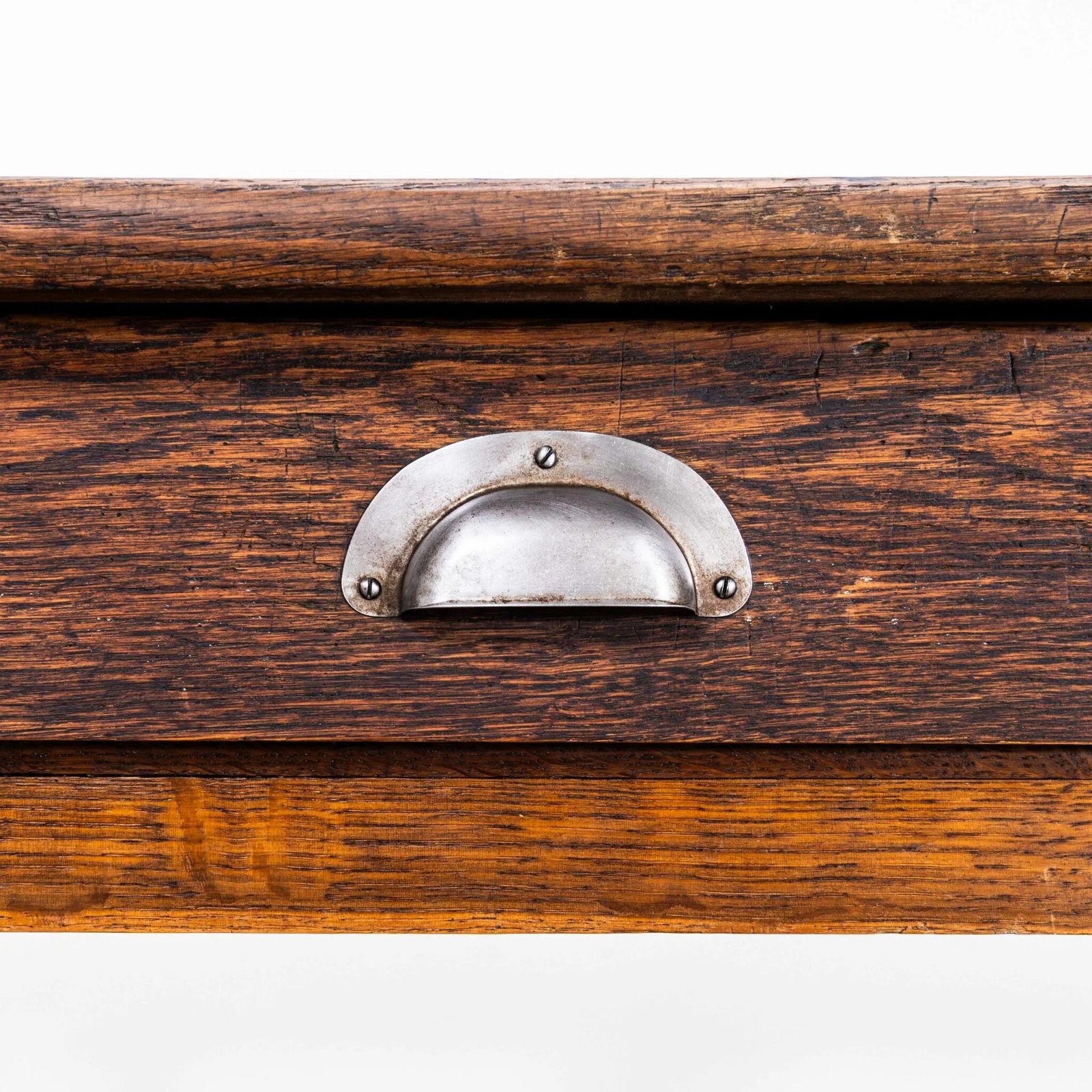 1920’s French Chateau Hall Table With Original Oak Scrubbed Top photo Furniture