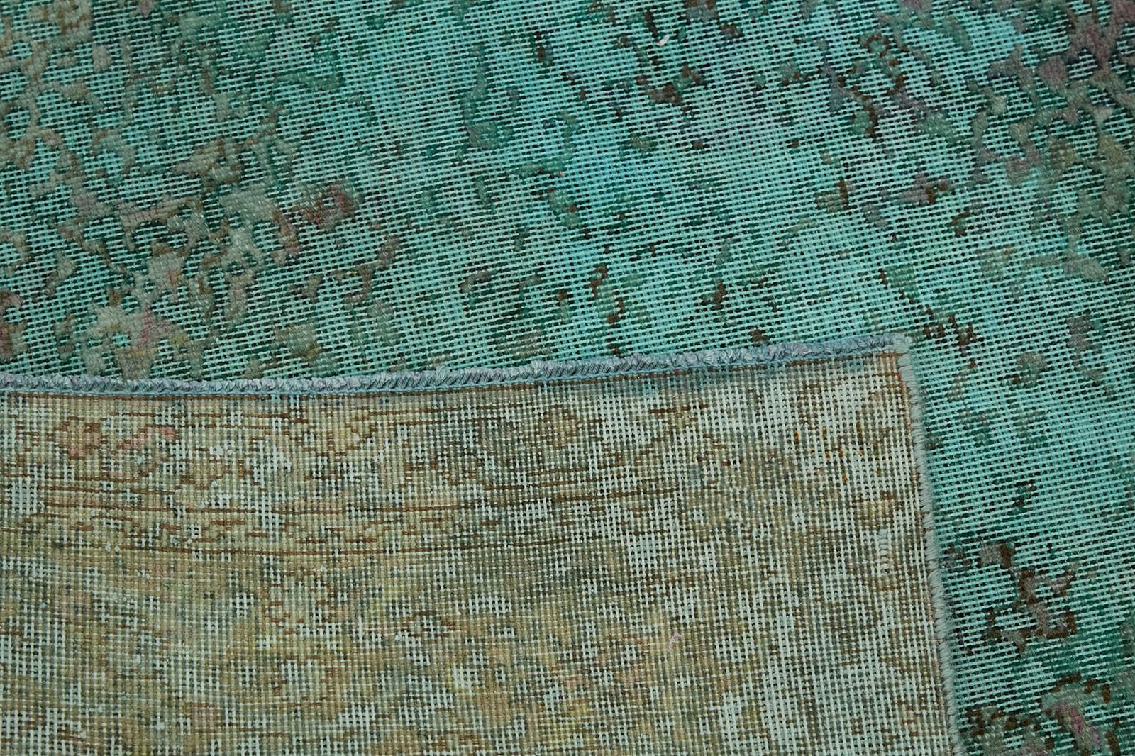 Tapis grande surface turquoise surdyé, 8x11 photo buy