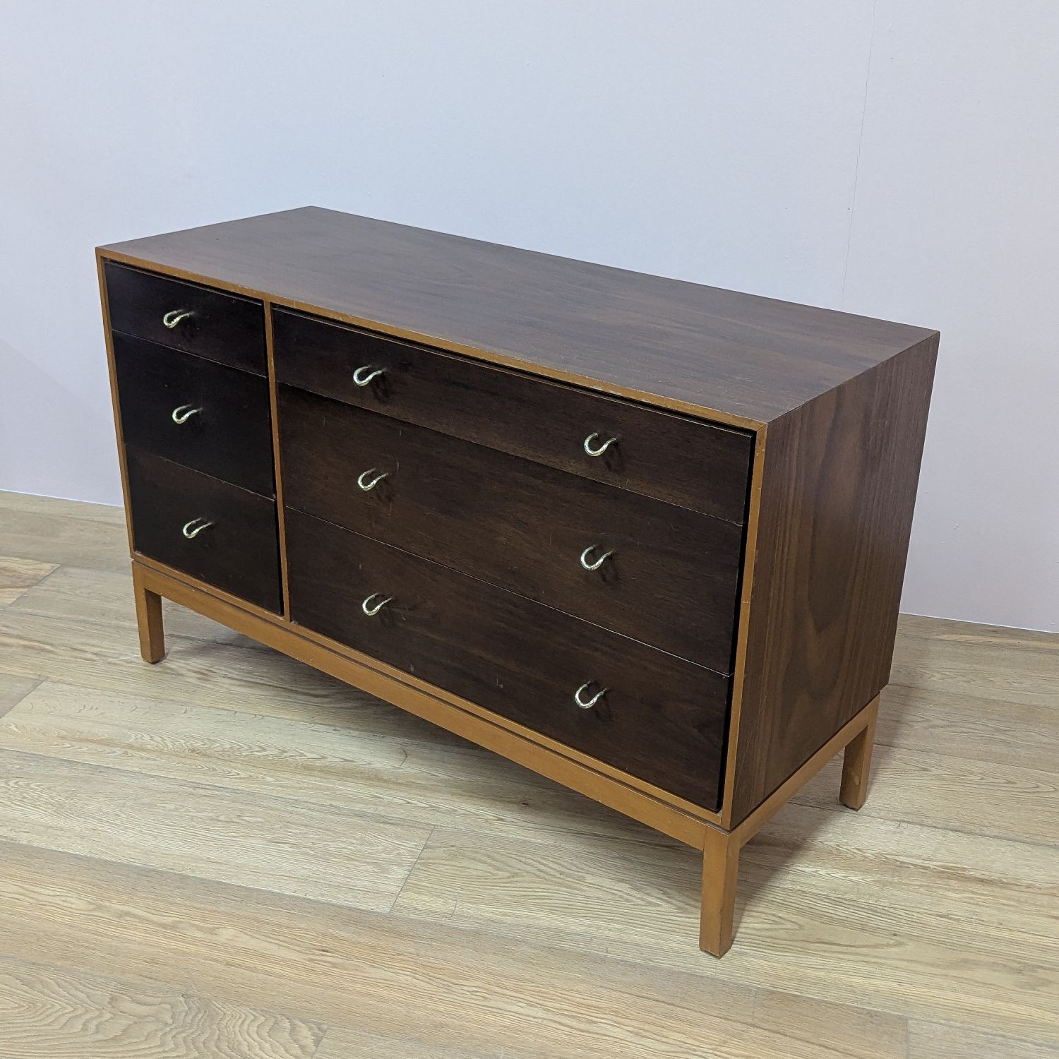 Vintage 1950s Chest Of Drawers With Mirror By Stag photo for sale