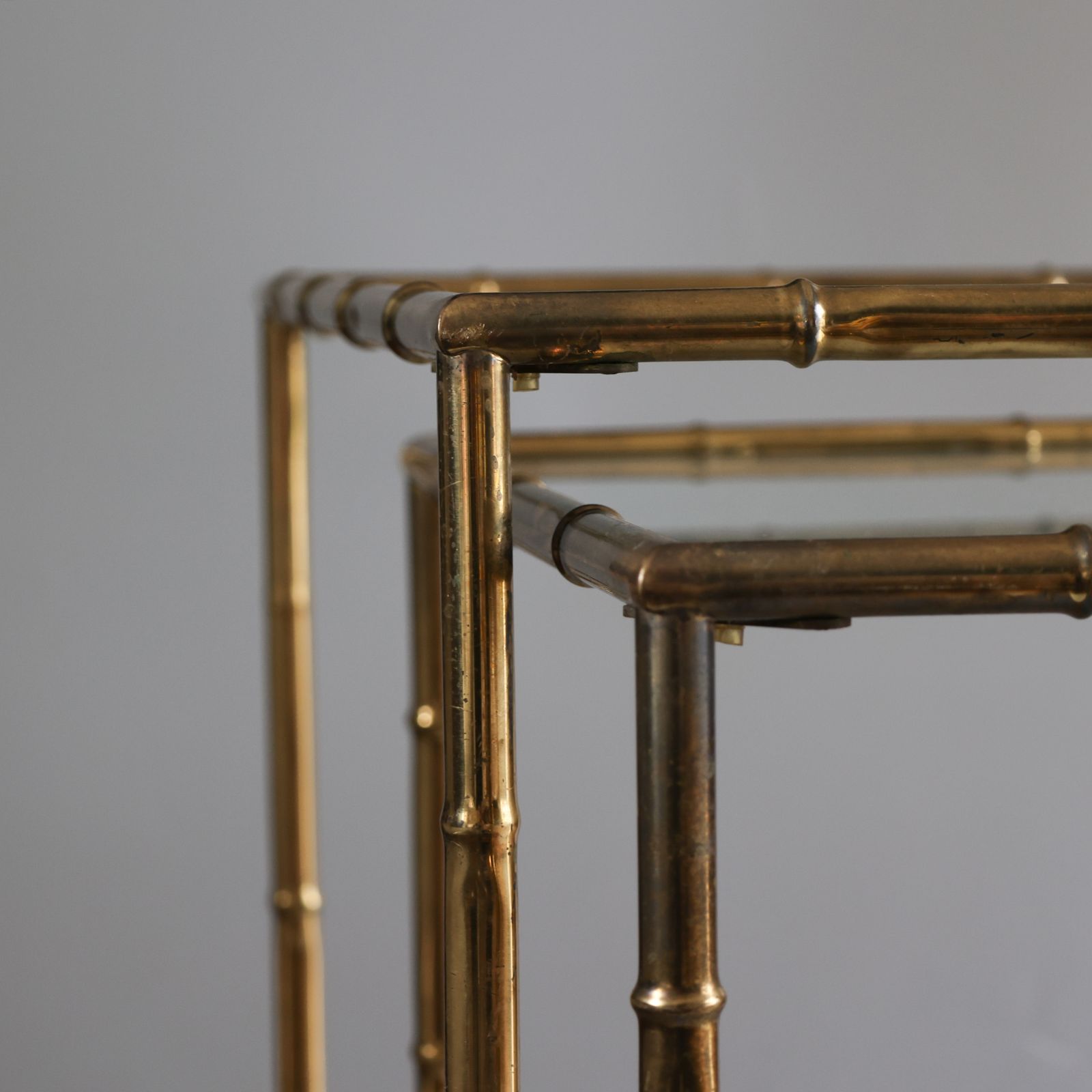 Vintage Bijzettafels Met Faux Bamboe Design photo buy