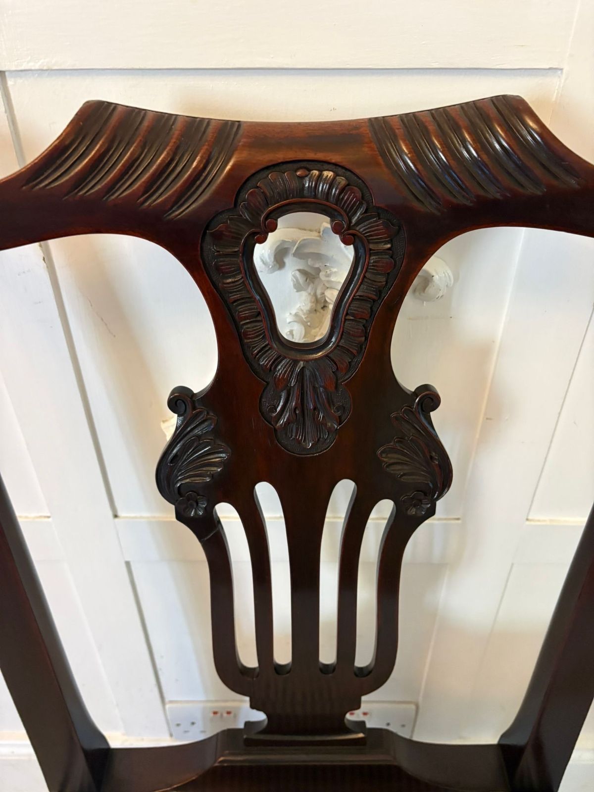 Antique Set Of 10 Irish Mid 19th Century Carved Mahogany Dining Chairs Carvers Ball & Claw Feet photo buy