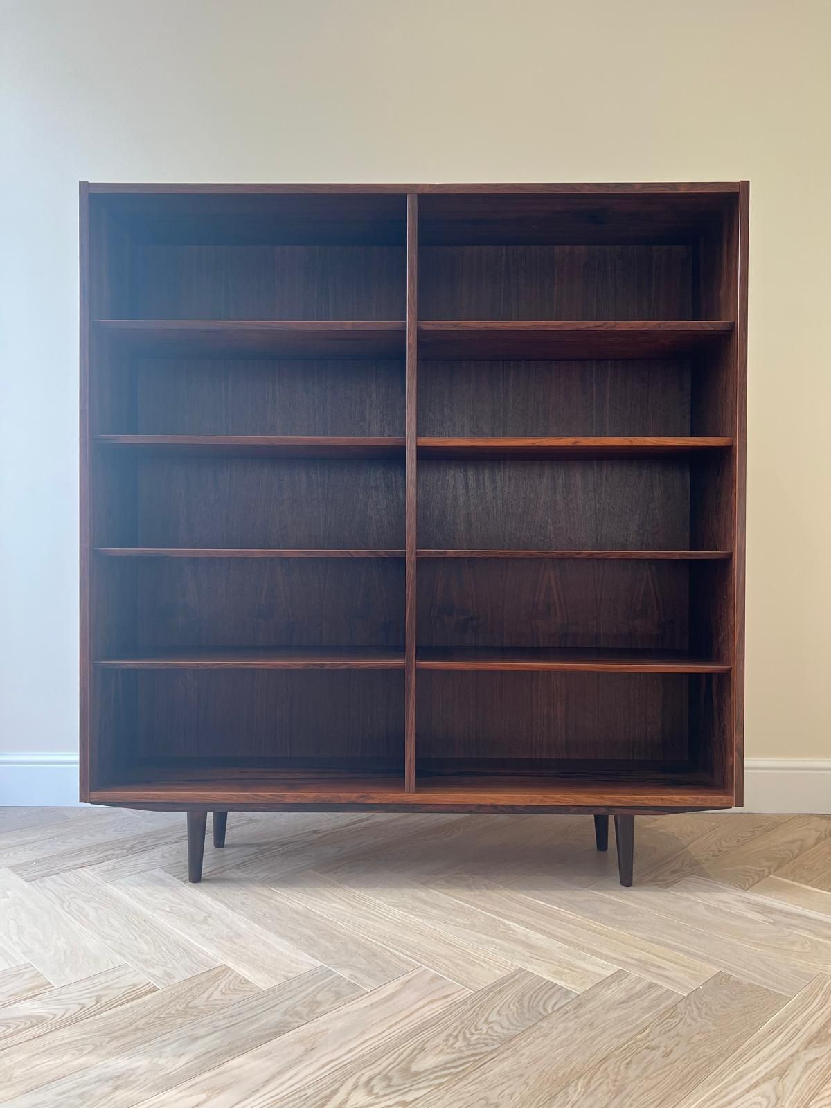 Poul Hundevad Mid Century Scandinavian Bookcase, Denmark 1960s photo furniture