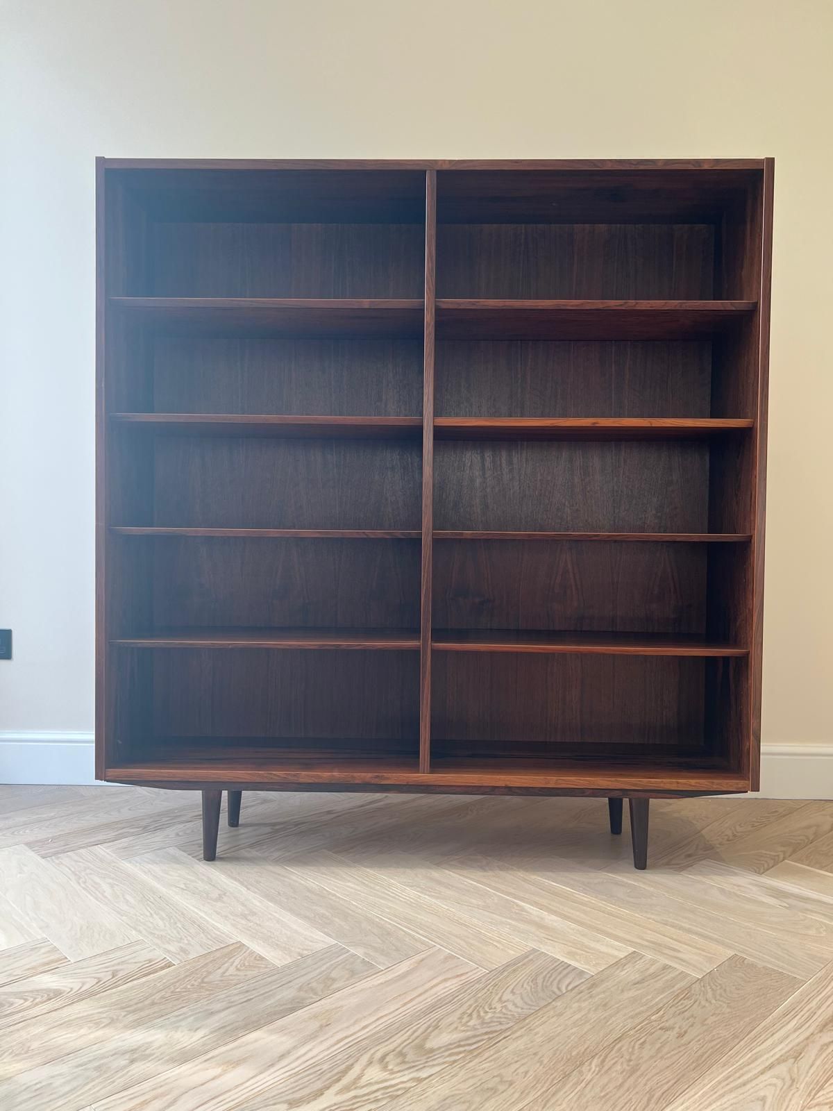 Poul Hundevad Mid Century Scandinavian Bookcase, Denmark 1960s photo for sale
