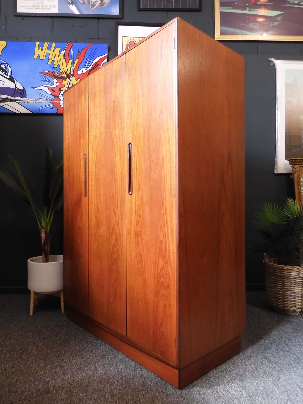 G Plan Fresco Triple Wardrobe In Teak – United Kingdom, 1960s photo Furniture