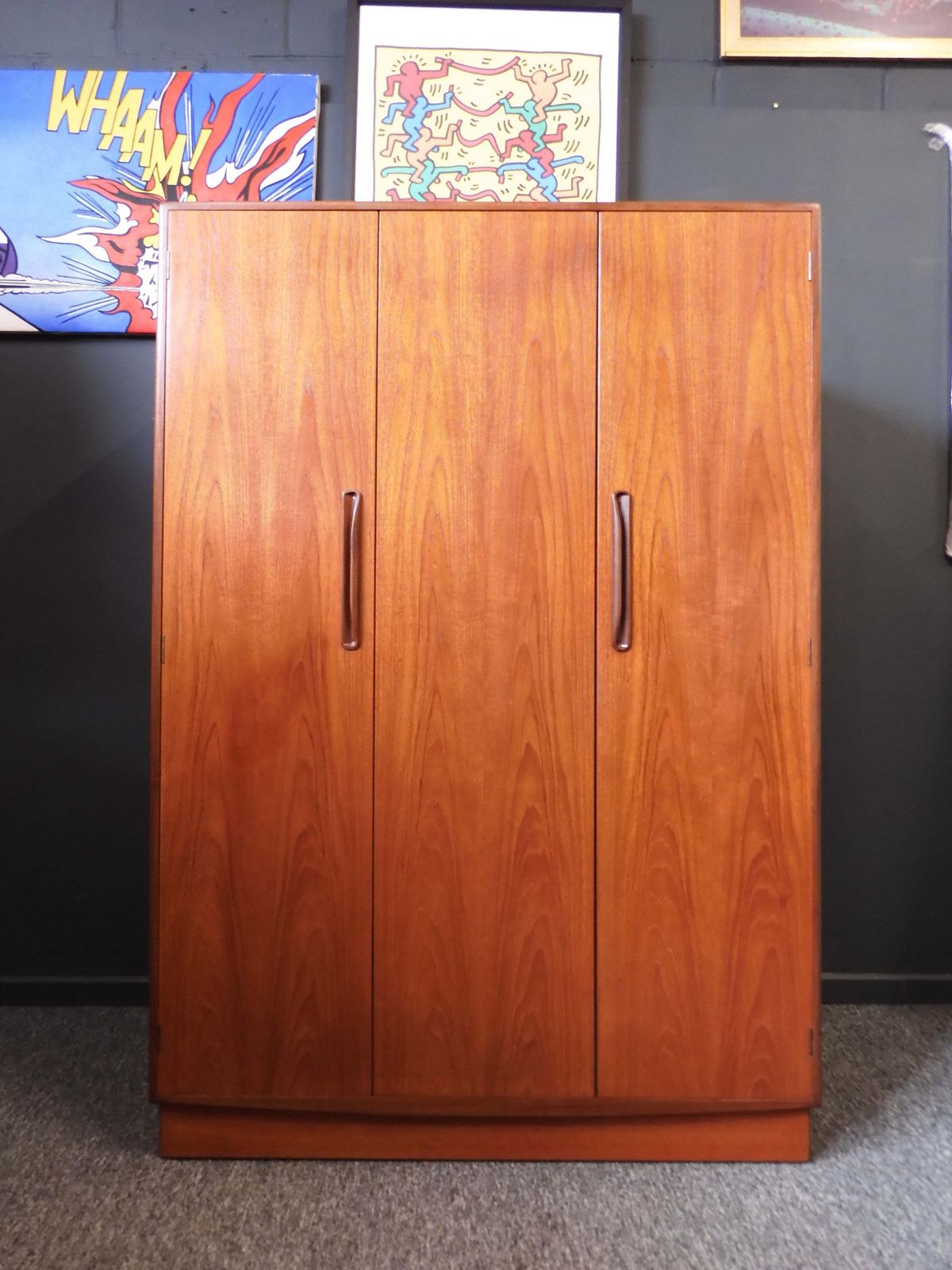 photo for sale G Plan Fresco Triple Wardrobe In Teak – United Kingdom, 1960s