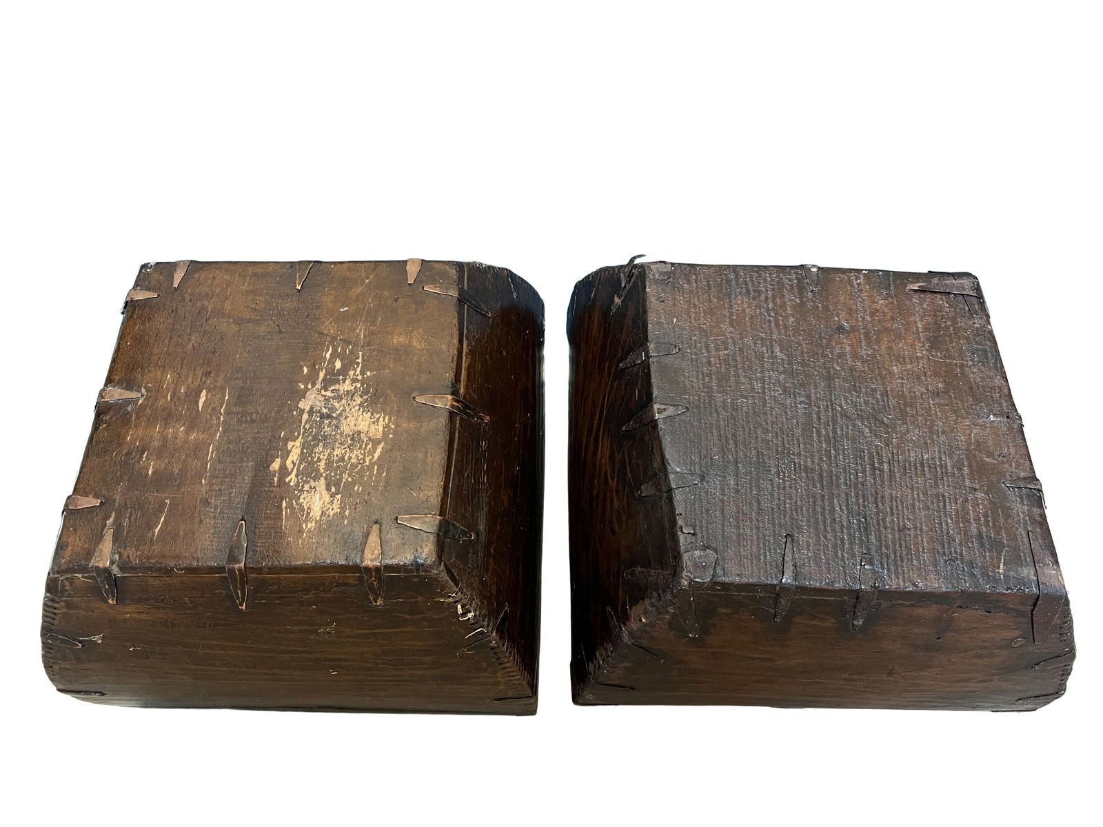 A Pair Of Chinese Rice Basket With Iron Fittings photo Home Decor