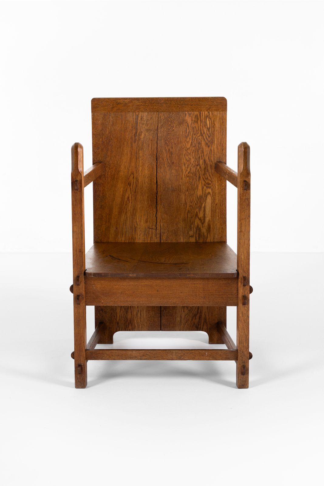Oak Traditionalist Chair, 1930s photo Furniture
