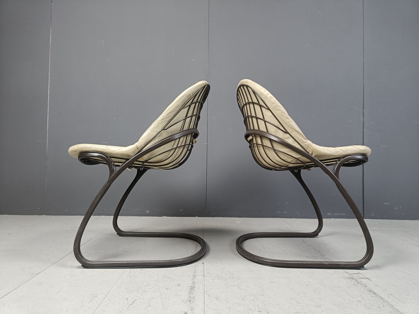 photo for sale Gastone Rinaldi 'Pascale' Dining Chairs, 1970s   Set Of 5