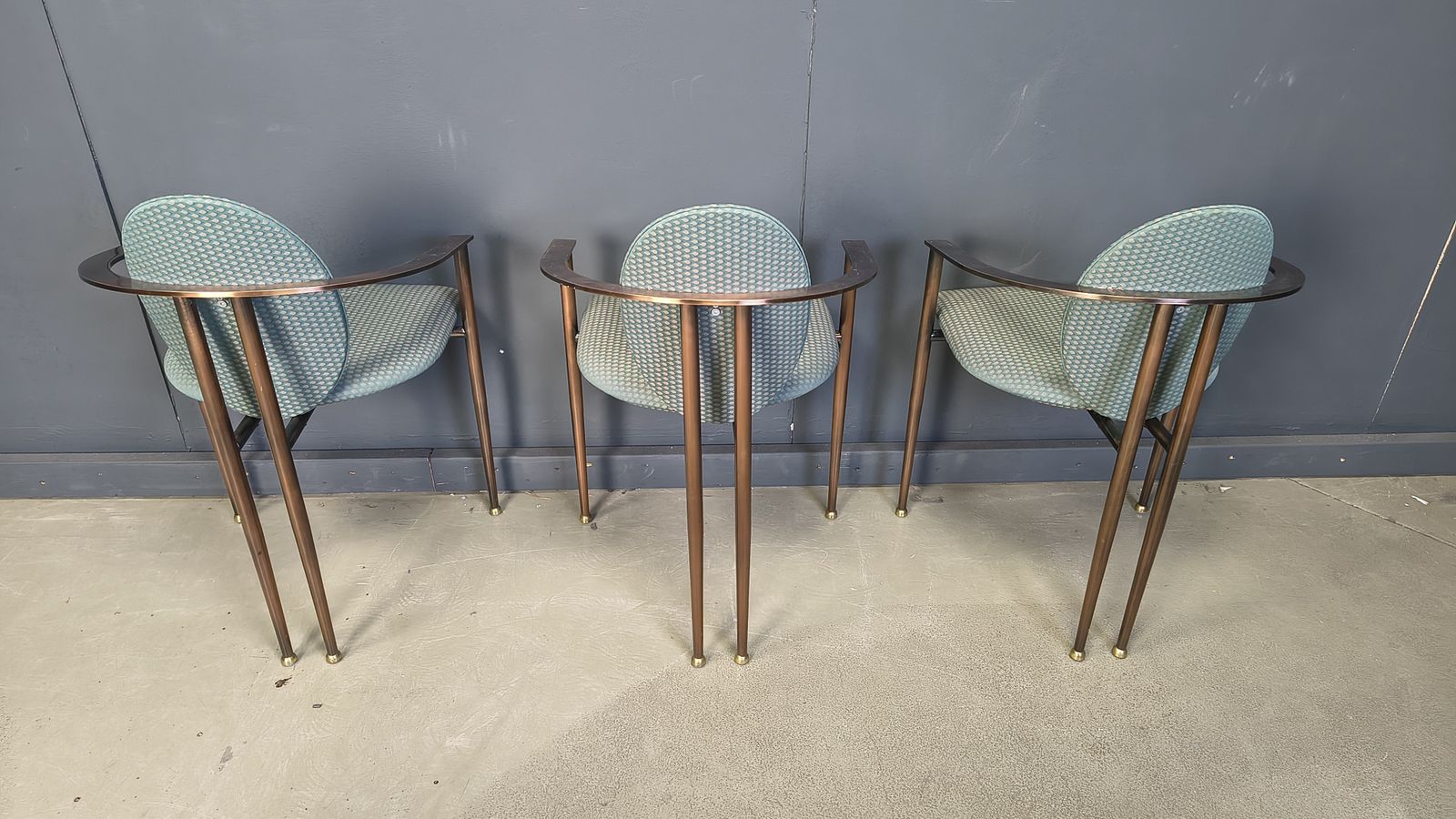 Post Modern Dining Chairs By Belgochrom, Set Of 6   1980s photo buy
