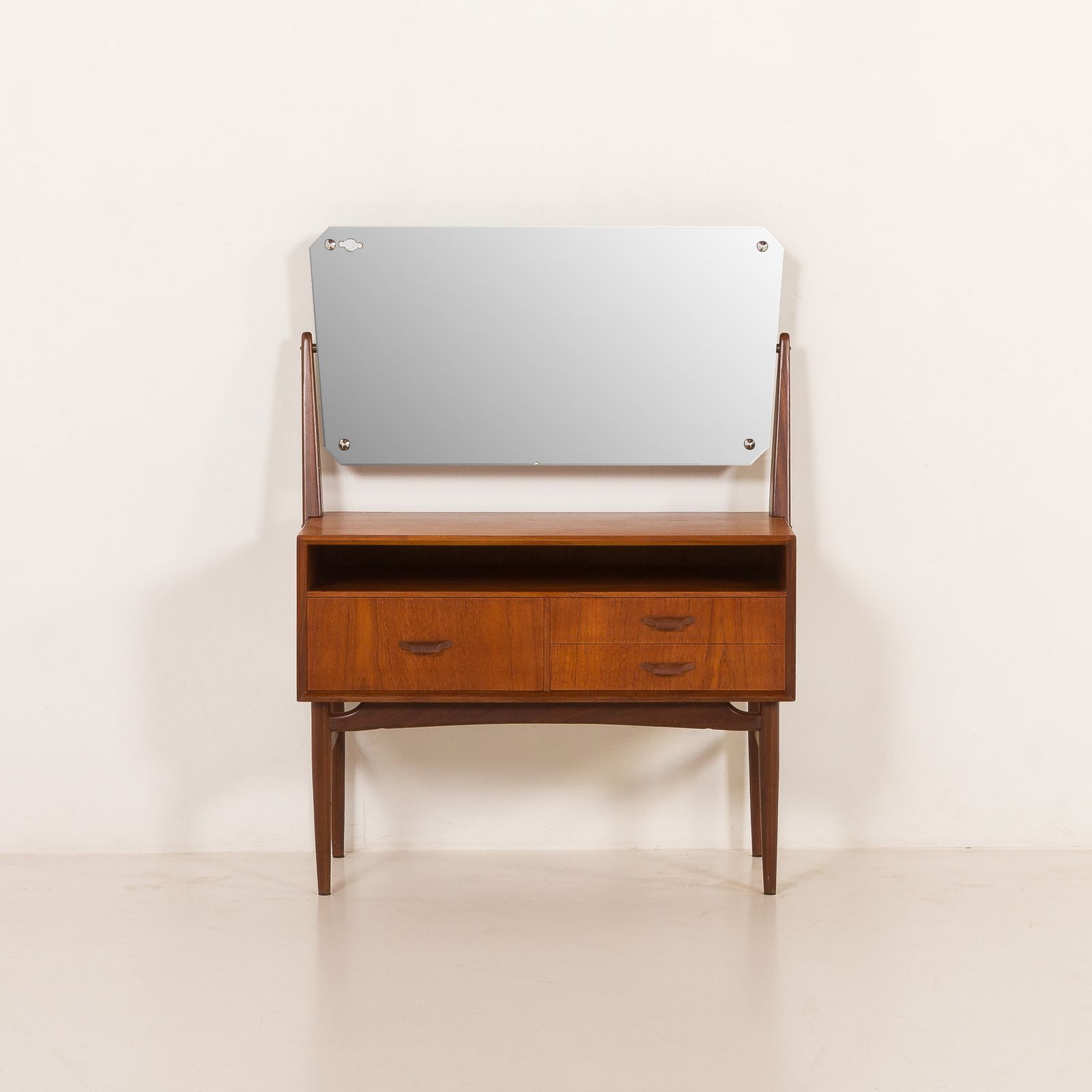 Scandinavian Mid Century Vanity With Adjustable Mirror, 1960s photo furniture