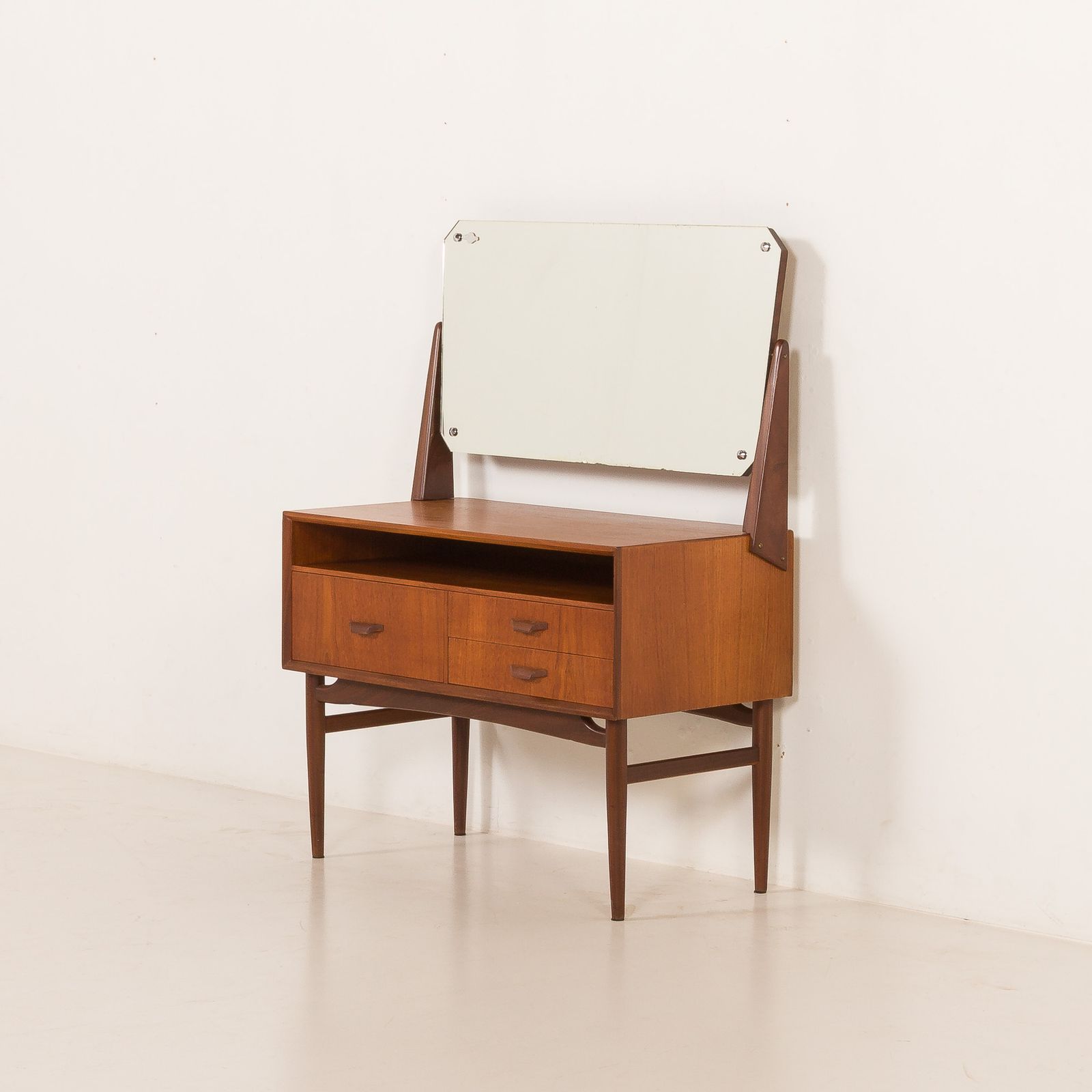 Scandinavian Mid Century Vanity With Adjustable Mirror, 1960s photo Home Decor