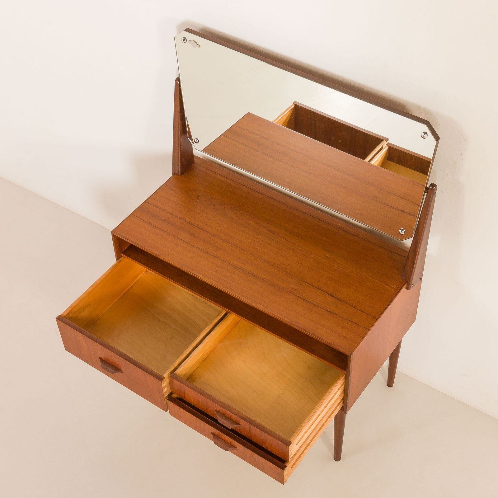 Scandinavian Mid Century Vanity With Adjustable Mirror, 1960s photo buy