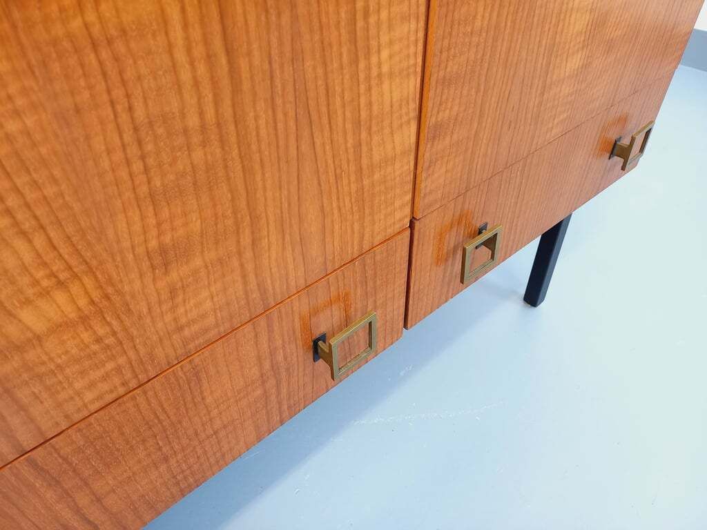 Modernist 1960s Wardrobe In Teak And Metal photo vinterior