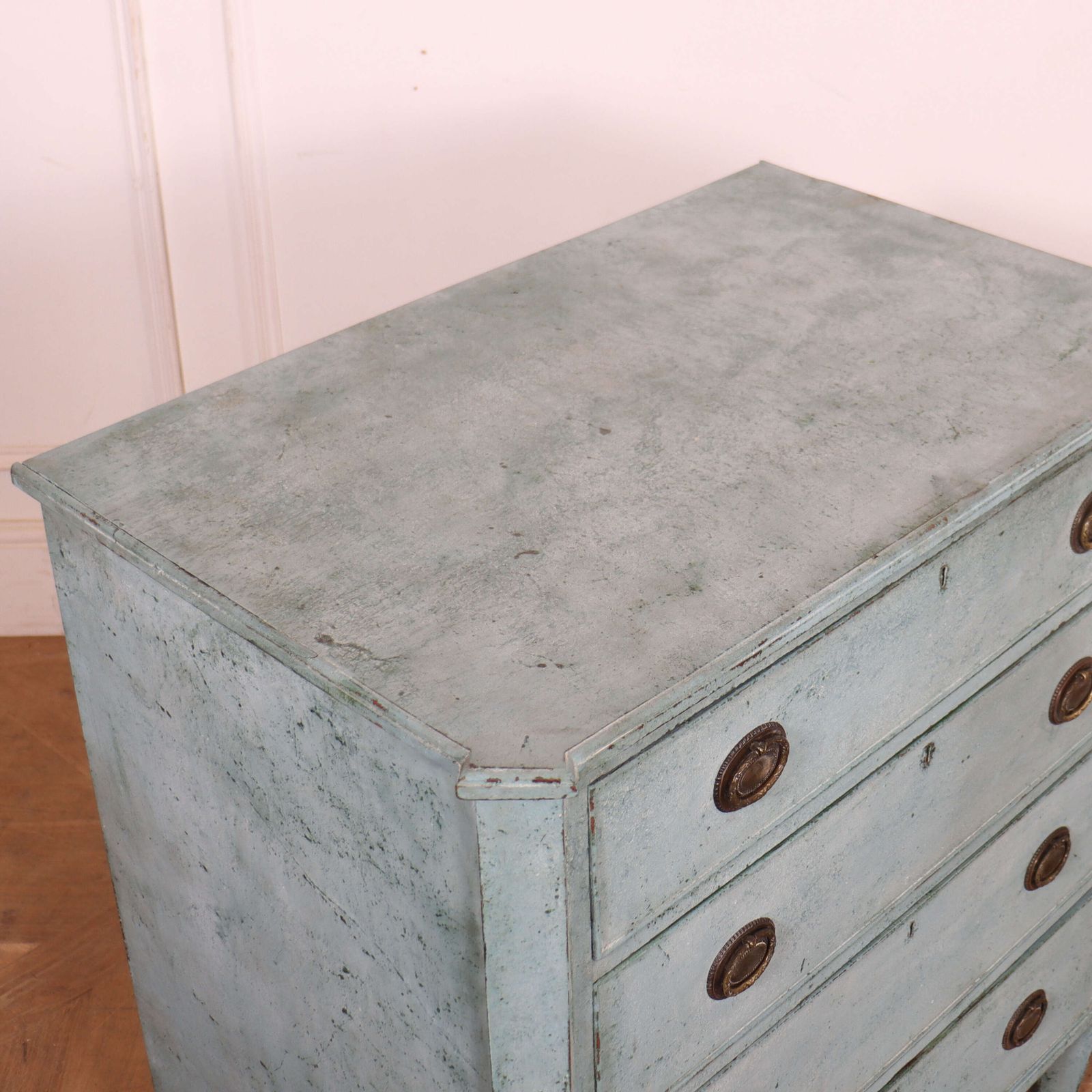 Swedish Painted Commode, 1800s photo vintage