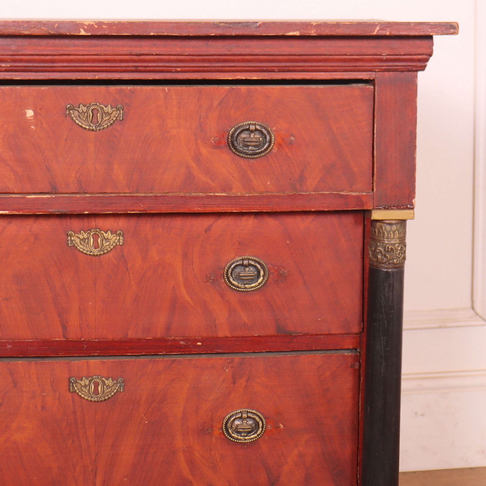 Dutch Empire Style Commode, 1800s photo for sale