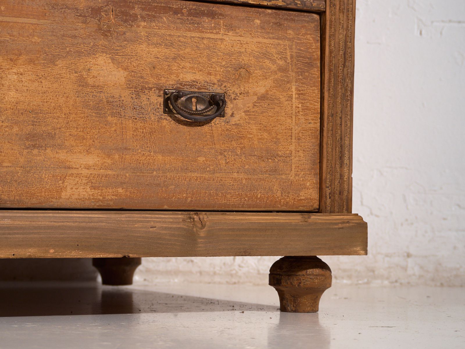 Antique Pine Chest Of Drawers – Primitive European Rustic Dresser – Circa 1920 #109 photo for sale
