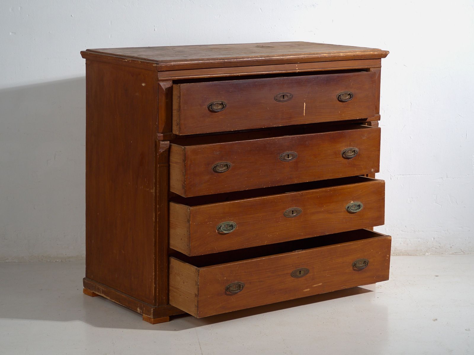 Antique Central European Four Drawer Chest Of Drawers – Central Europe, Circa 1910 photo Furniture