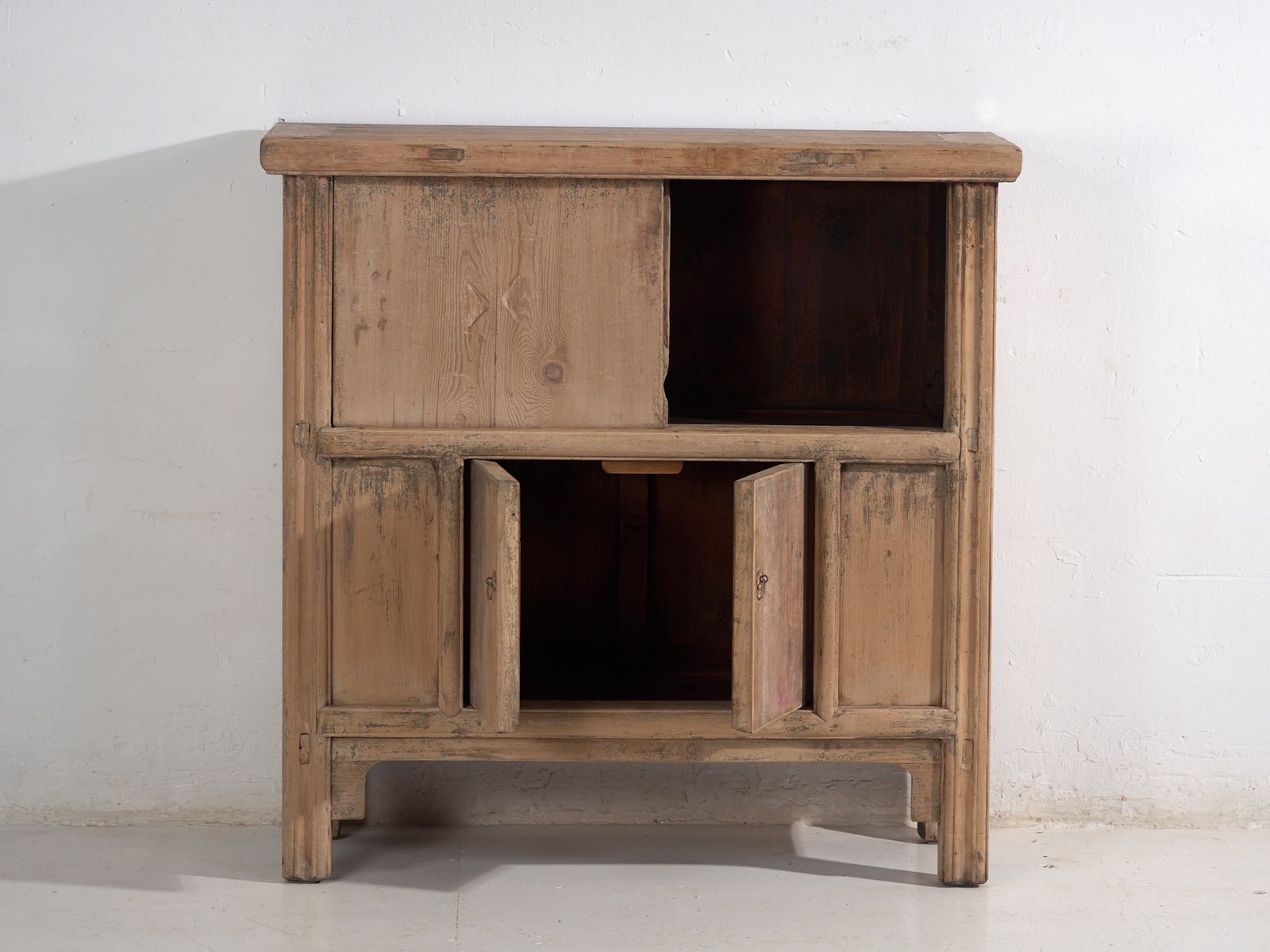 Low Chinese Cabinet In Elm – Shandong, Circa 1900 photo buy