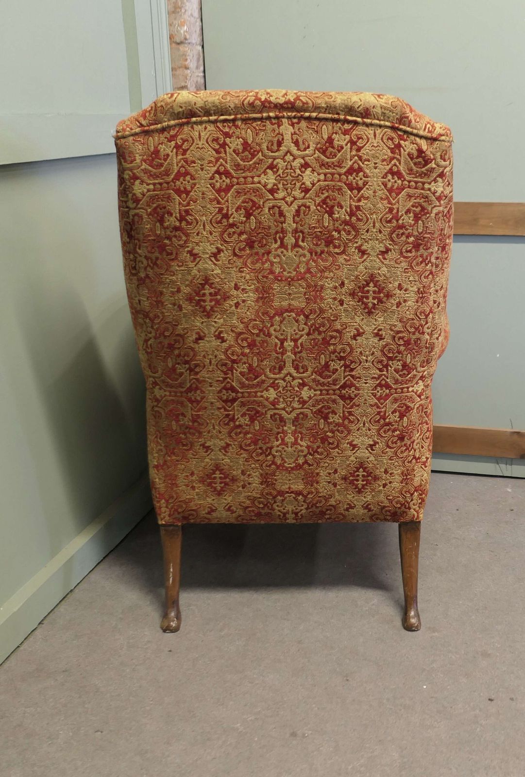 19th Century Wing Back Armchair This Is A Very Luxurious Chair photo furniture