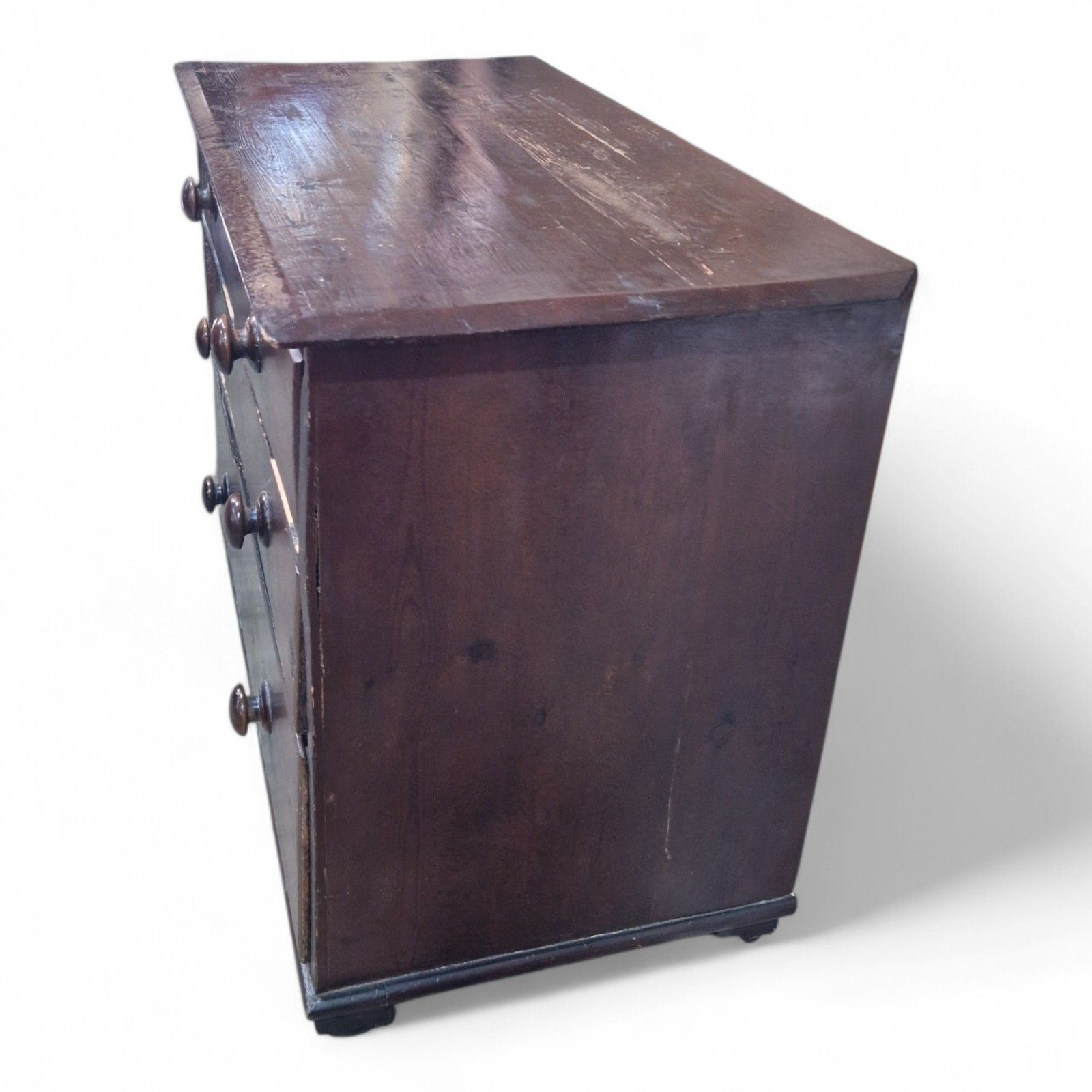 Victorian Pine Drawers Antique Cottage Farmhouse Chest Of 4 Drawers Rustic photo vinterior