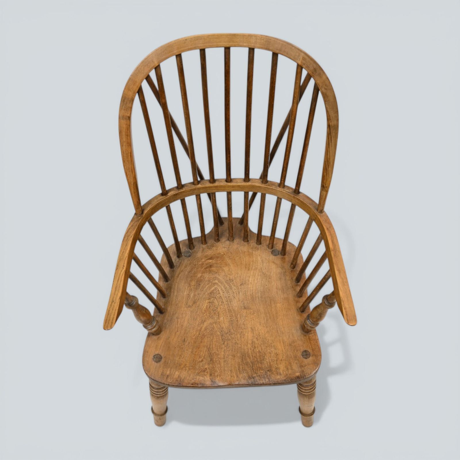Furniture Stick Back Windsor Chair Elm And Beech Antique Bow Back Carver Free Uk Delivery* photo
