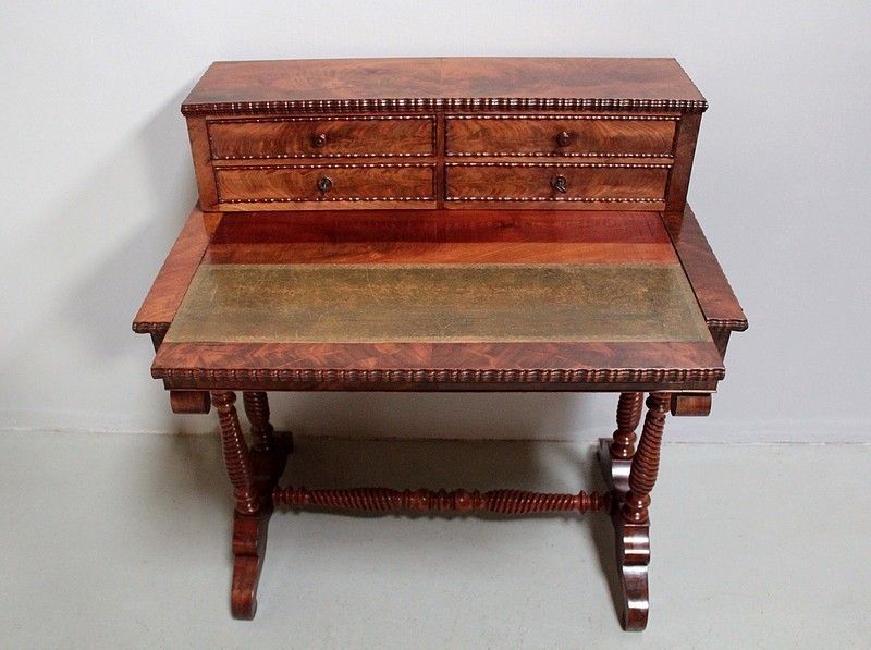 Office L. Philippe Gradin Mahogany 19th photo vinterior