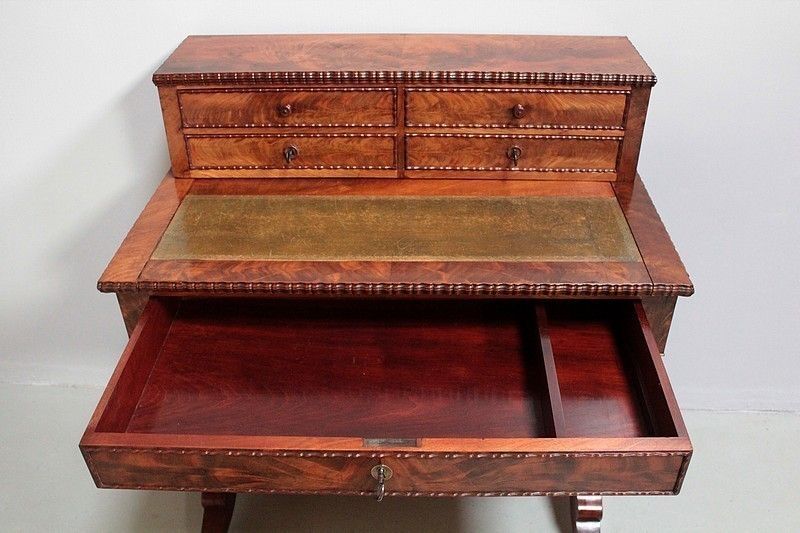 Office L. Philippe Gradin Mahogany 19th photo vintage