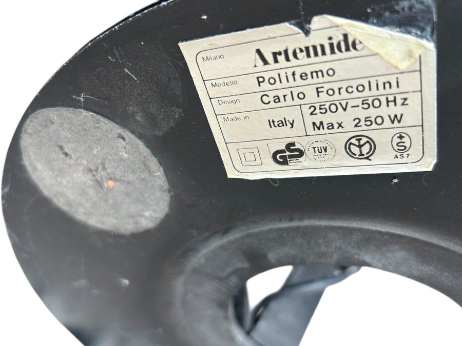 Lighting Polifemo Model Floor Lamp By Carlo Forcolini For Artemide, 1980s photo