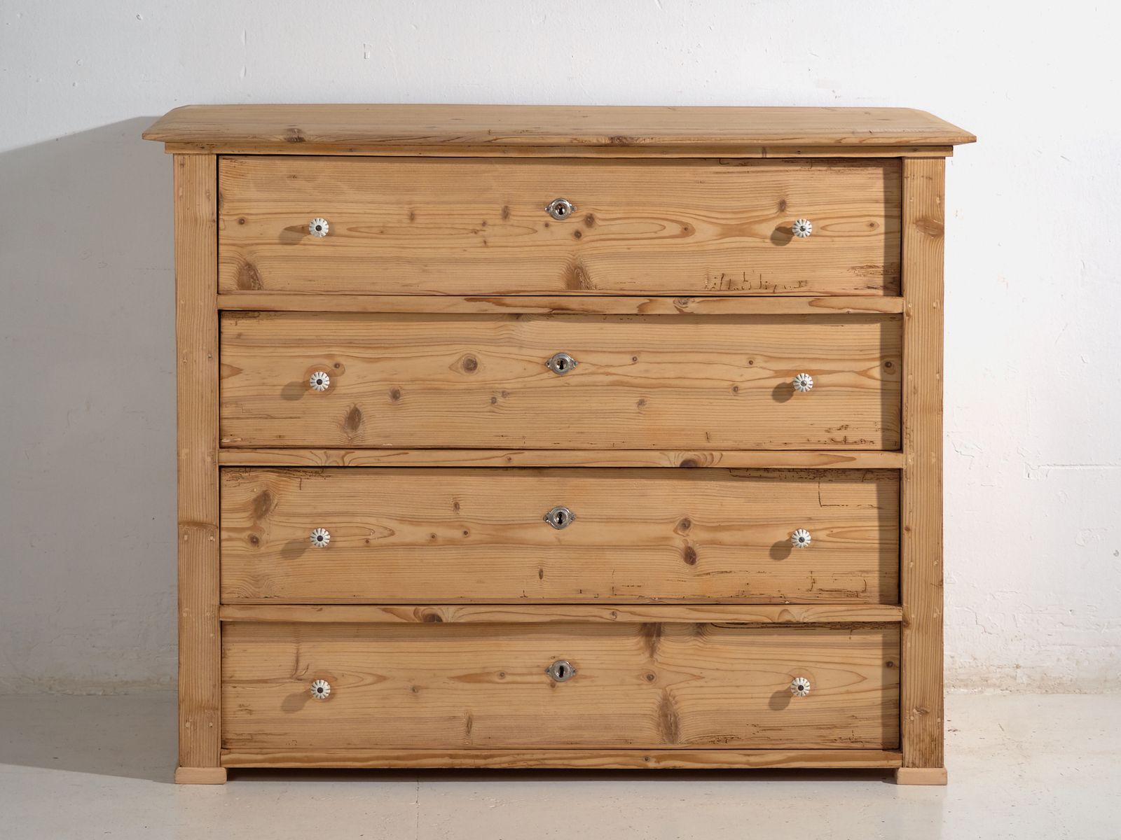 Chest Of Drawers In Stripped Pine – Central Europe, Circa 1920 photo 1534.0