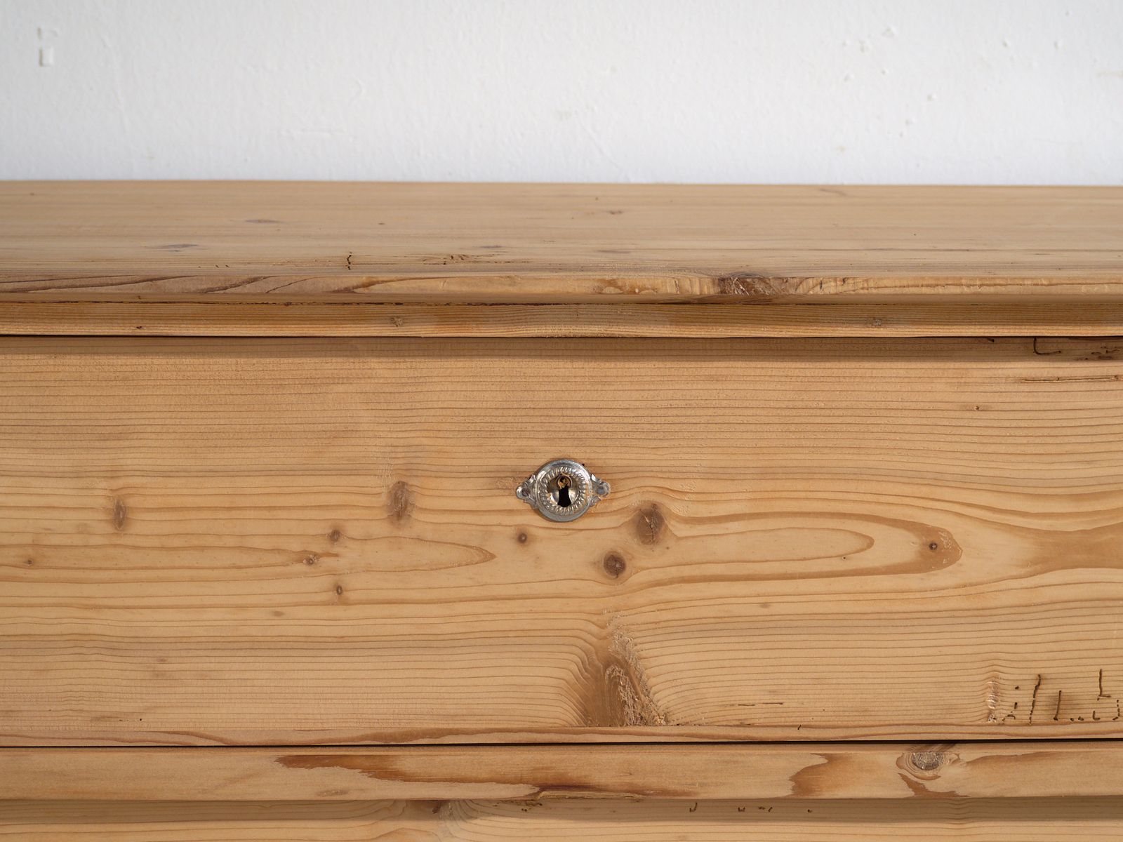 Chest Of Drawers In Stripped Pine – Central Europe, Circa 1920 photo vintage