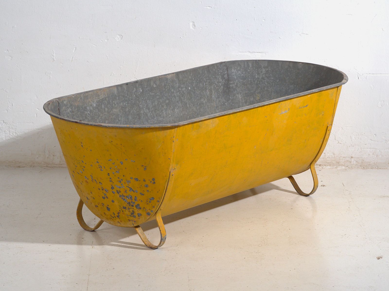 Rustic Galvanized Metal Container For Garden Or Storage – Central Europe, Circa 1910 photo buy