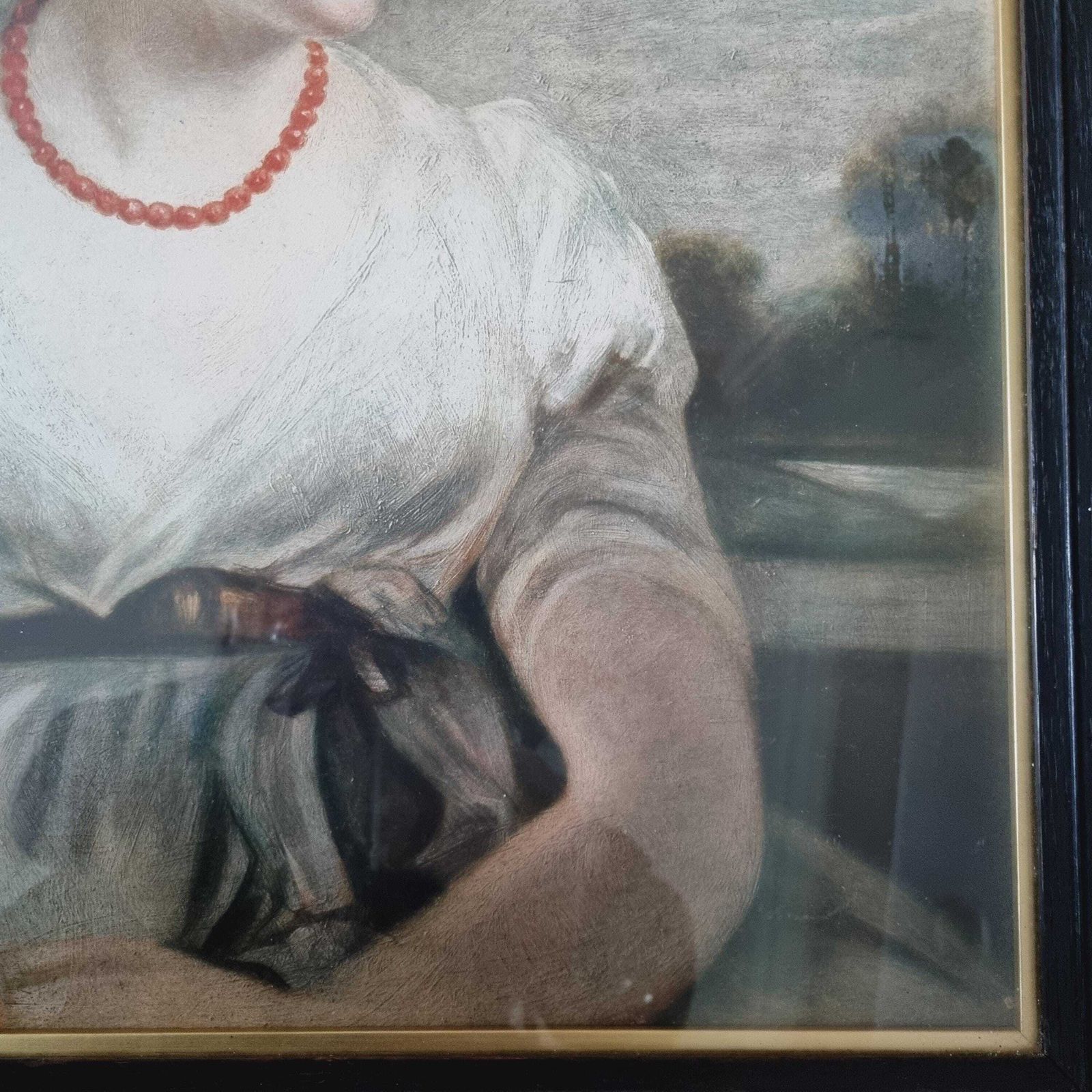 Vintage Framed Portrait Print: Jane Elizabeth Harley, Countess Of Oxford photo 55.0