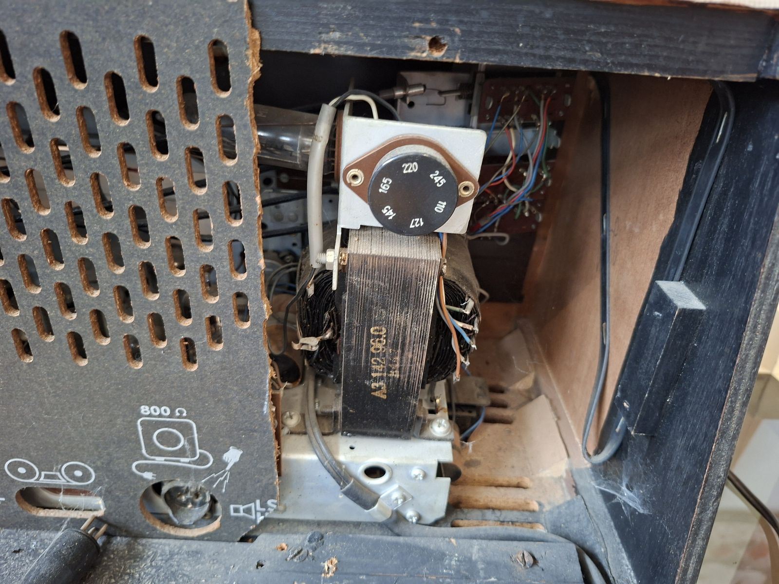 photo vinterior Radio Vintage Philips B6x72a "D'annunzio" 1957