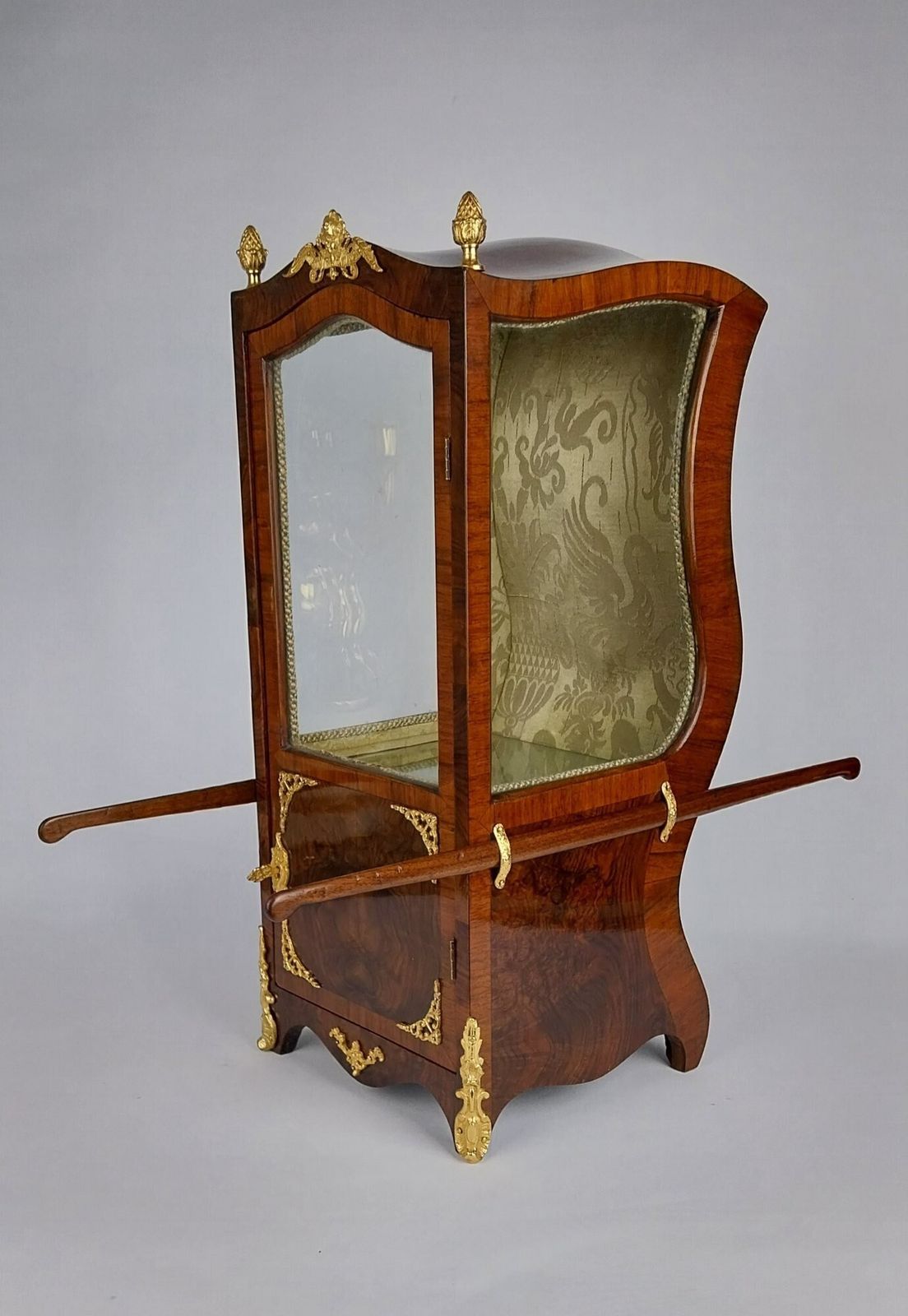 Rare French Table Top Sedan Vitrine Cabinet photo buy