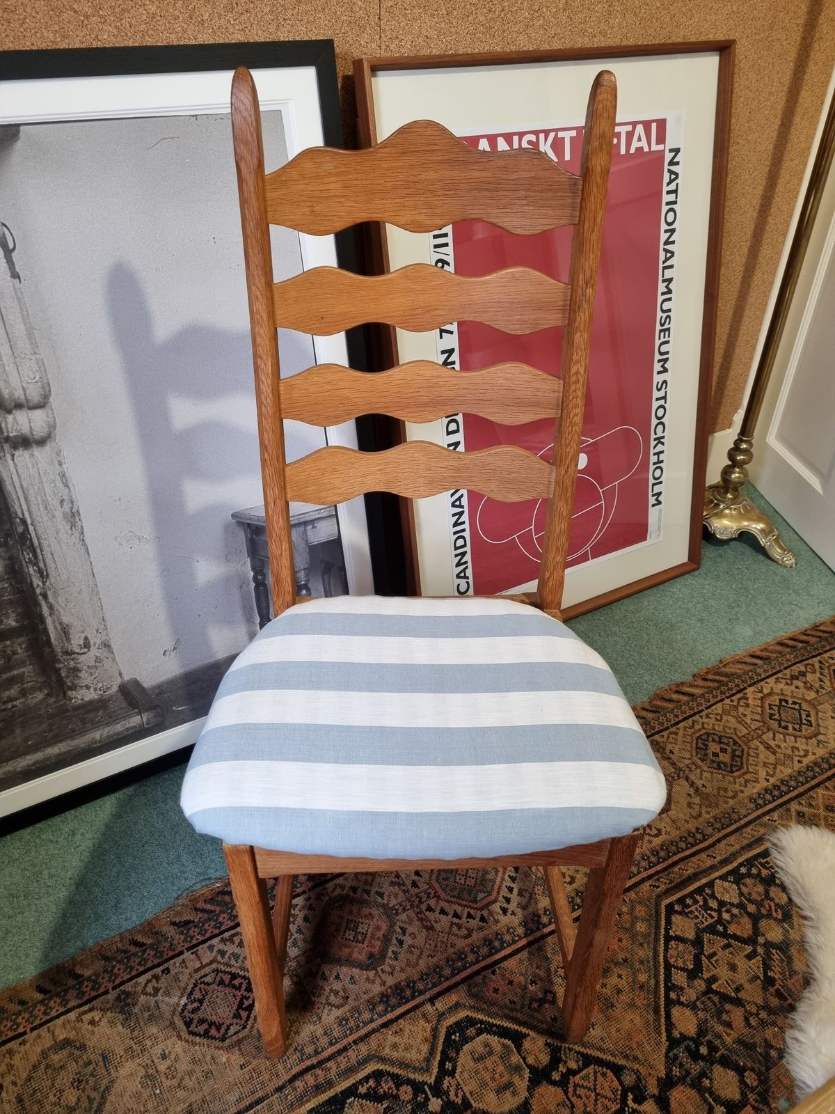 Ladderback Solid Wood Chairs Style Of Henning Kjærnulf, 1960s, Set Of 4 photo furniture