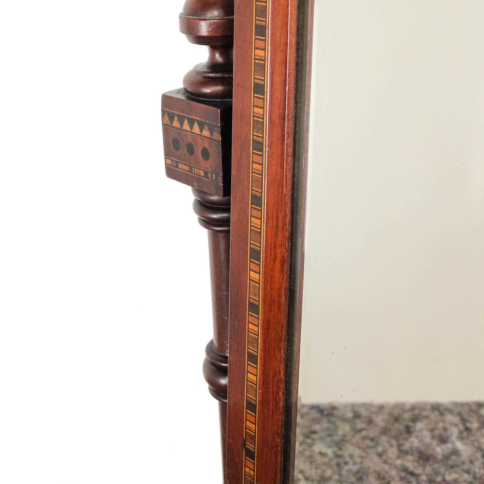 Antique Victorian Gothic Mahogany Swing Mirror | Dressing Table Mirror | Victorian Mirrors | Antique Mirrors | Mahogany Furniture (M 6470) photo buy