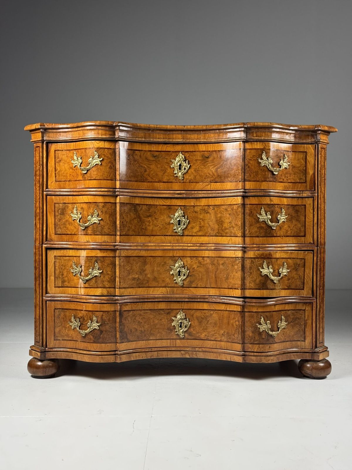 Danish Rococo Chest Of Drawers, 18th Century
