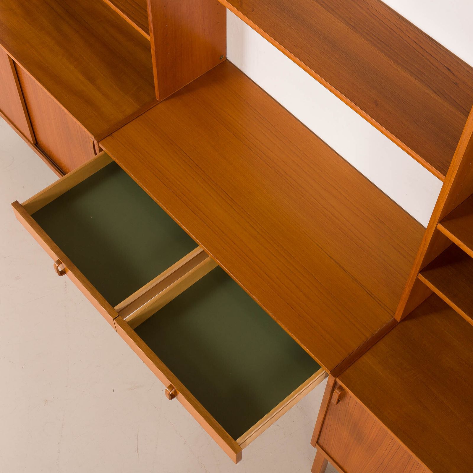 photo for sale Free Standing Wall Unit With A Desk By Bertil Fridhagen For Bodaford, Sweden, 1960