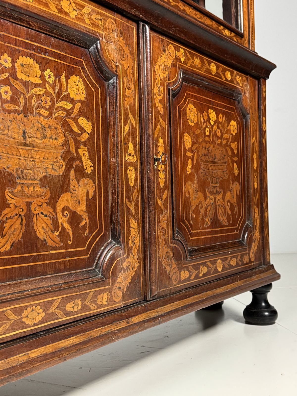 Dutch Marquetry Cabinet 1760 1780 Por photo buy