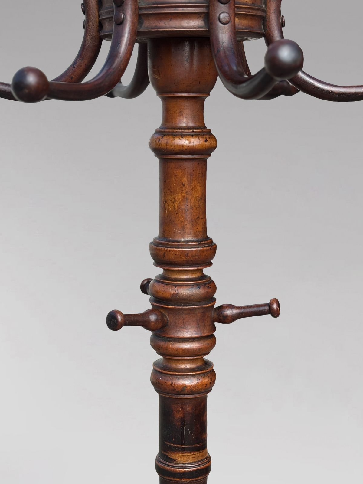 19th Century Bentwood Coat & Hat Stand Labelled Fischel photo for sale
