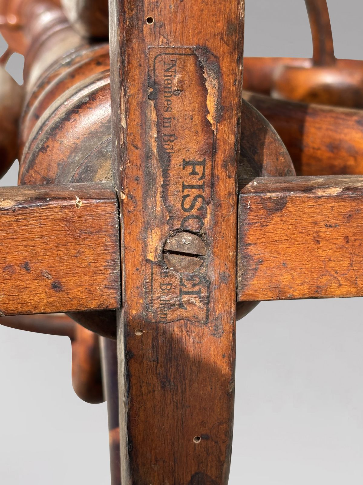 19th Century Bentwood Coat & Hat Stand Labelled Fischel photo 3100.0