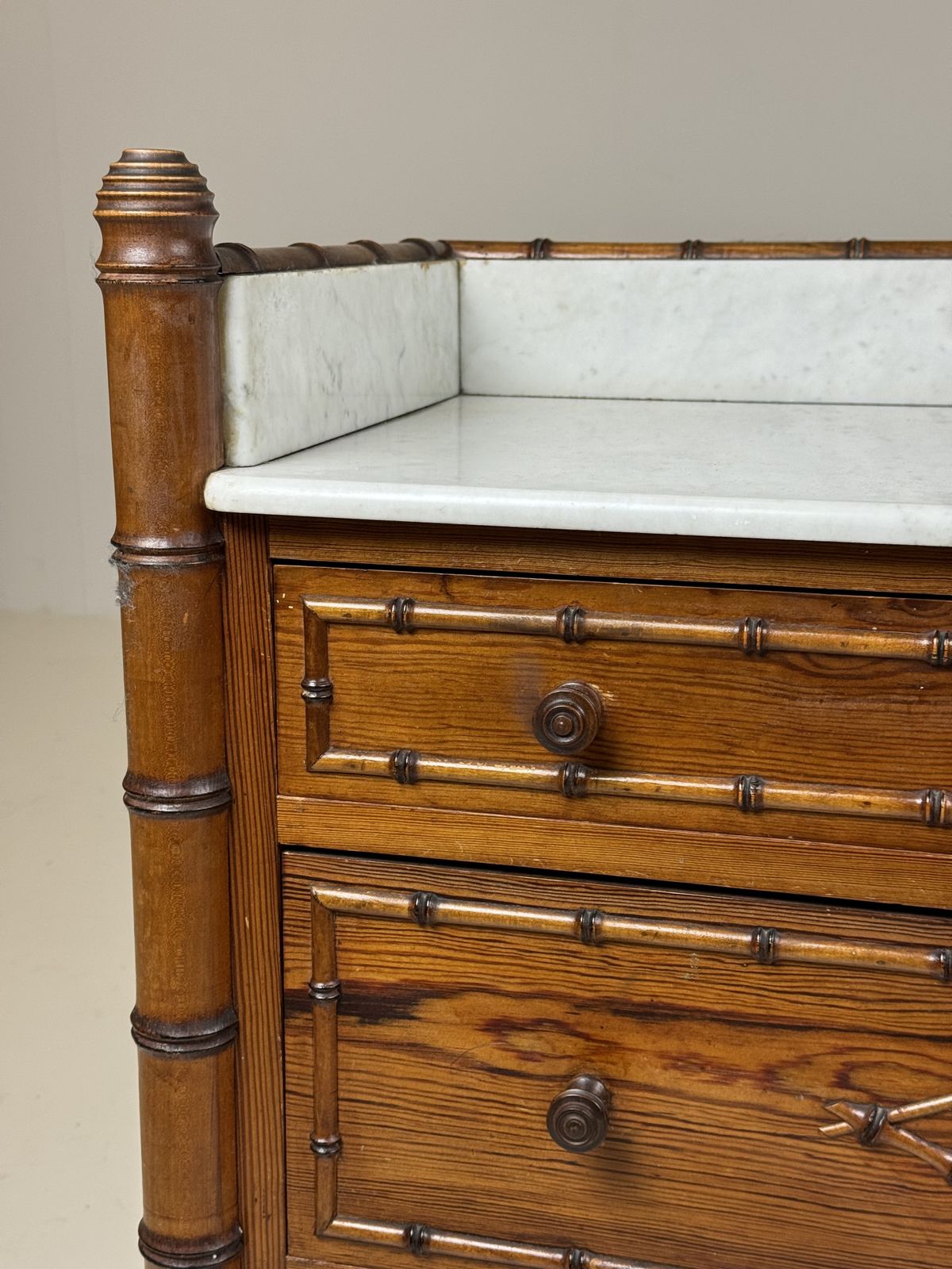 Faux Bamboo Chest Of Drawers 1900 photo Furniture