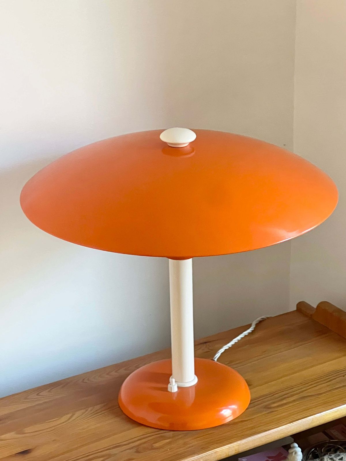 Art Deco Modernist Bauhaus Mushroom Lamp By Max Schumachersku6 photo vintage