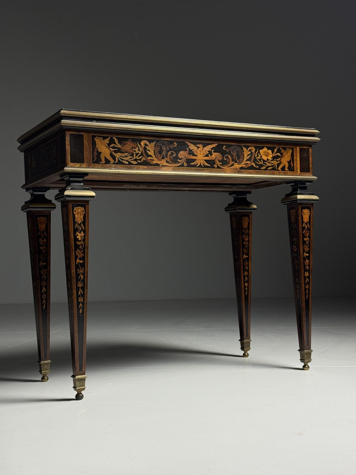 French 19th Century Marquetry Gaming Table